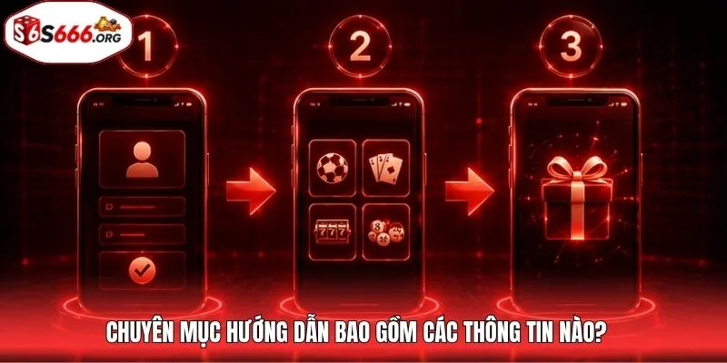 Chuyên mục hướng dẫn bao gồm các thông tin nào?